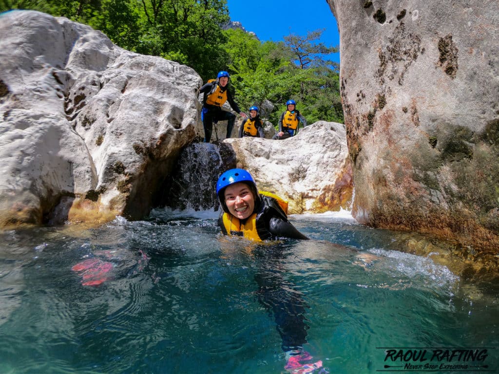 Randonnée aquatique Verdon