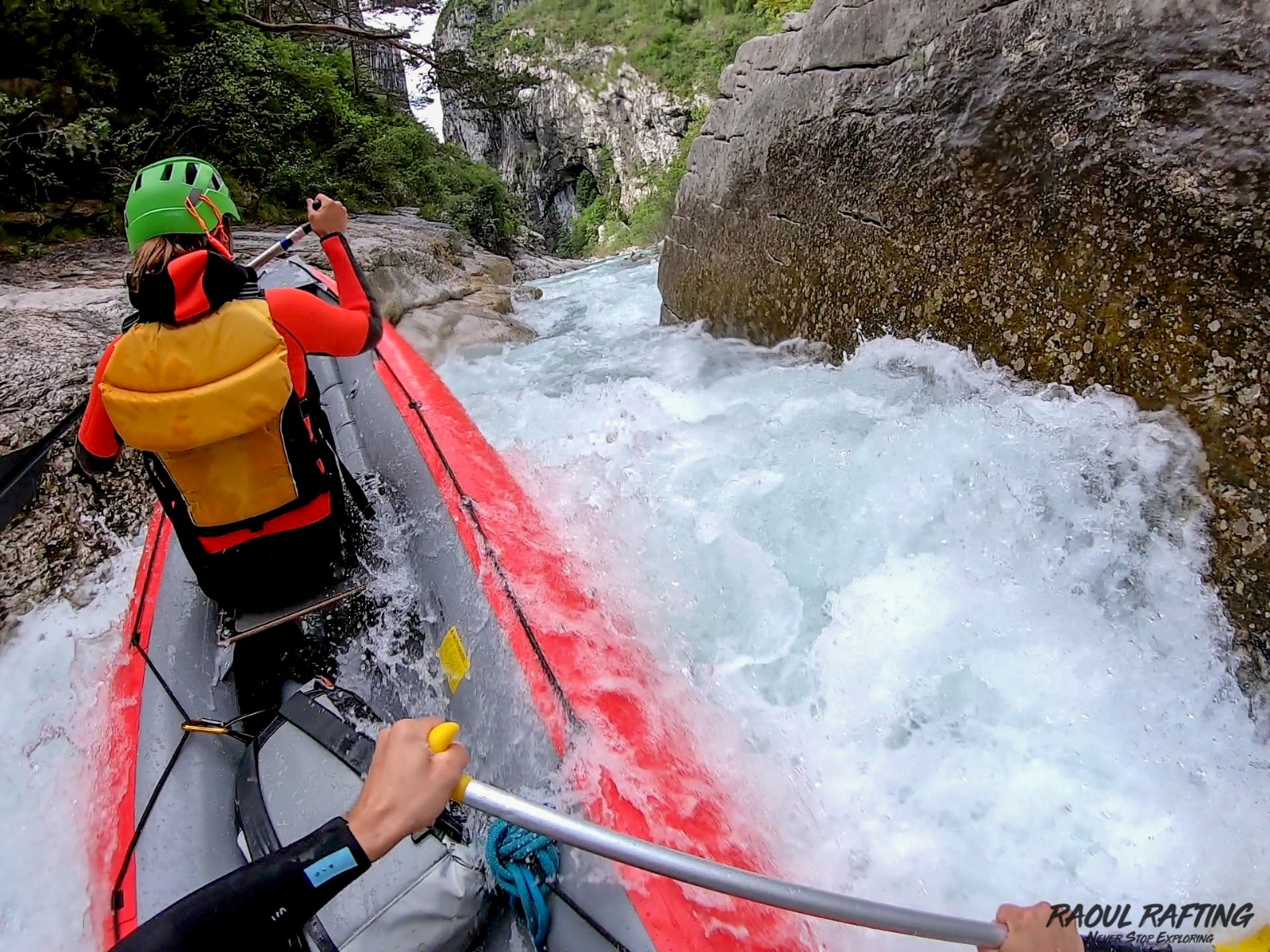 Saison 2020 première descente du Verdon ! Raoul Rafting du